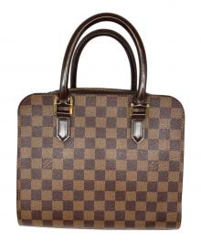 LOUIS VUITTON（ルイ ヴィトン）の古着「トリアナ ハンドバッグ」｜ブラウン