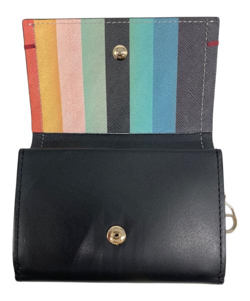 PAUL SMITH（ポールスミス）PAUL SMITH (ポールスミス) フラグメントケース / 4連キーケース ブラックの古着・服飾アイテム