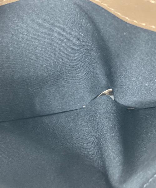 PAUL SMITH（ポールスミス）PAUL SMITH (ポールスミス) ブライトストライプトリム コンパクトウォレット ベージュの古着・服飾アイテム