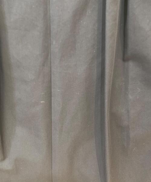 CABAN（キャバン）CABAN (キャバン) コットンギャバジン 2タックロングスカート ブラック サイズ:XSの古着・服飾アイテム