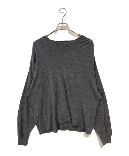 IIROT（イロット）IIROT (イロット) Wool Long Sleeve Tee グレー サイズ: Freeの古着・服飾アイテム