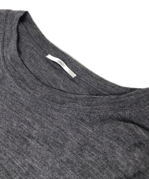 IIROT（イロット）IIROT (イロット) Wool Long Sleeve Tee グレー サイズ: Freeの古着・服飾アイテム