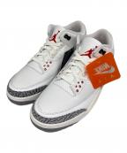 NIKEナイキ）の古着「AIR JORDAN 3 RETRO "White Cement Reimagined" ハイカットスニーカー」｜SUMMIT WHITE/FIRE RE