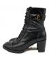 JIMMY CHOO (ジミーチュウ) CAYO65 レースアップショートブーツ ブラック サイズ:37：20000円