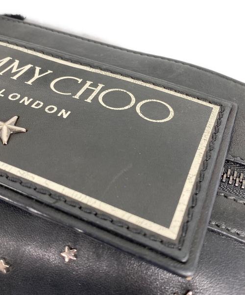 JIMMY CHOO（ジミーチュウ）JIMMY CHOO (ジミーチュウ) スタースタッズ 2WAYショルダーバッグ ブラックの古着・服飾アイテム