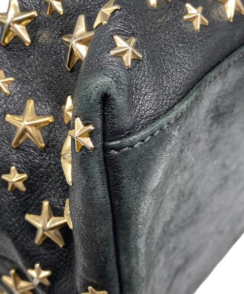 JIMMY CHOO（ジミーチュウ）JIMMY CHOO (ジミーチュウ) SOFIA/M スタースタッズトートバッグ ブラックの古着・服飾アイテム