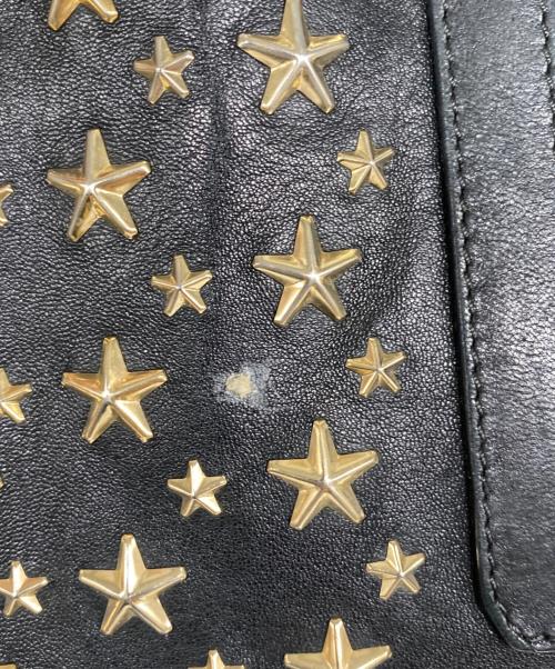 JIMMY CHOO（ジミーチュウ）JIMMY CHOO (ジミーチュウ) SOFIA/M スタースタッズトートバッグ ブラックの古着・服飾アイテム