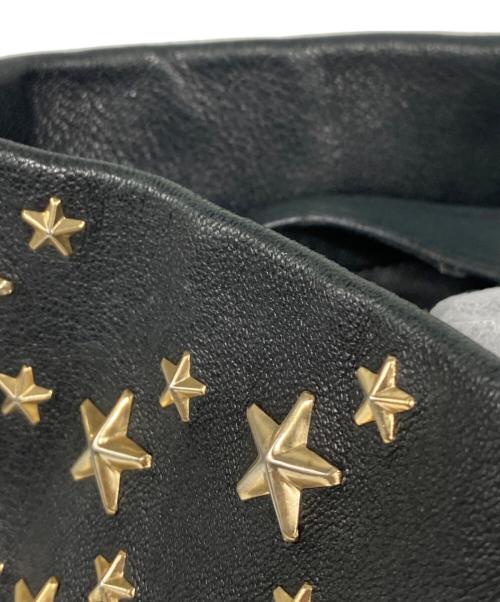 JIMMY CHOO（ジミーチュウ）JIMMY CHOO (ジミーチュウ) SOFIA/M スタースタッズトートバッグ ブラックの古着・服飾アイテム