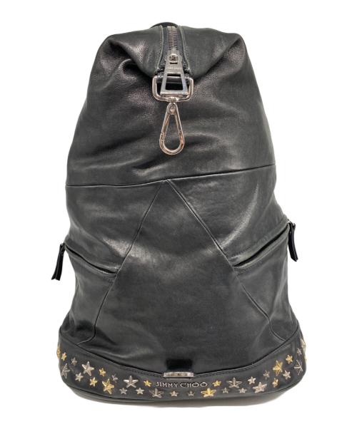 JIMMY CHOO（ジミーチュウ）JIMMY CHOO (ジミーチュウ) FITZROY バックパック ブラックの古着・服飾アイテム