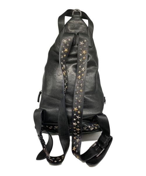 JIMMY CHOO（ジミーチュウ）JIMMY CHOO (ジミーチュウ) FITZROY バックパック ブラックの古着・服飾アイテム