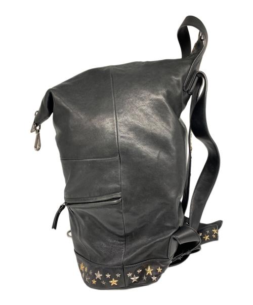JIMMY CHOO（ジミーチュウ）JIMMY CHOO (ジミーチュウ) FITZROY バックパック ブラックの古着・服飾アイテム