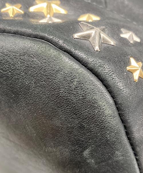 JIMMY CHOO（ジミーチュウ）JIMMY CHOO (ジミーチュウ) FITZROY バックパック ブラックの古着・服飾アイテム