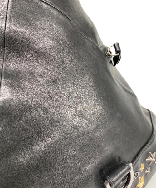 JIMMY CHOO（ジミーチュウ）JIMMY CHOO (ジミーチュウ) FITZROY バックパック ブラックの古着・服飾アイテム