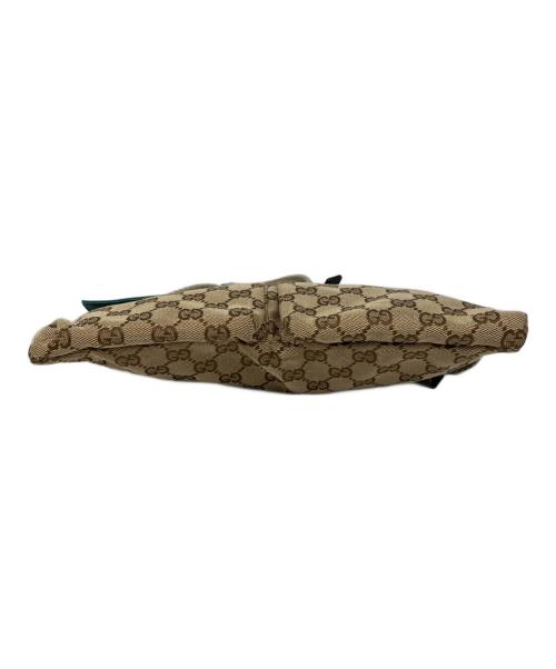 GUCCI（グッチ）GUCCI (グッチ) GGキャンバス ウエストバッグ ブラウンの古着・服飾アイテム