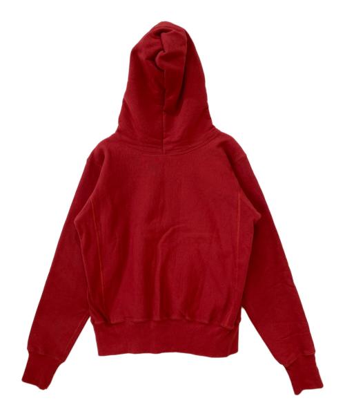 Champion REVERSE WEAVE（チャンピオン リバース ウィーブ）Champion REVERSE WEAVE (チャンピオン リバース ウィーブ) 70s 復刻 HARVARD カレッジロゴパーカー レッド サイズ:Mの古着・服飾アイテム