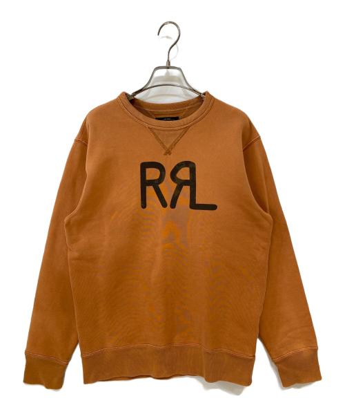 RRL（ダブルアールエル）RRL (ダブルアールエル) ランチロゴスウェット オレンジ サイズ: Sの古着・服飾アイテム