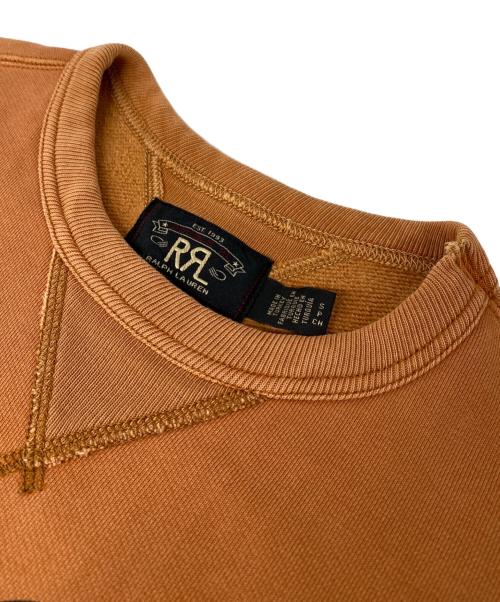 RRL（ダブルアールエル）RRL (ダブルアールエル) ランチロゴスウェット オレンジ サイズ: Sの古着・服飾アイテム