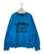 RRLダブルアールエル）の古着「Eagle Print Sweat」｜ブルー