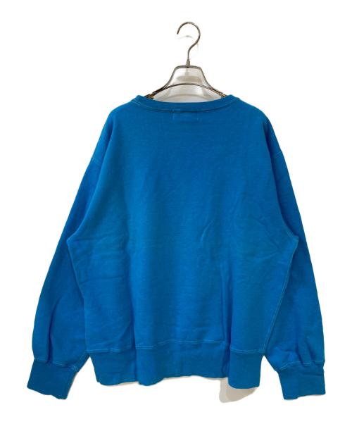 RRL（ダブルアールエル）RRL (ダブルアールエル) Eagle Print Sweat ブルー サイズ:Lの古着・服飾アイテム