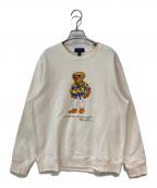 POLO RALPH LAURENポロ・ラルフローレン）の古着「ポロベアプリントスウェット」｜ピンク