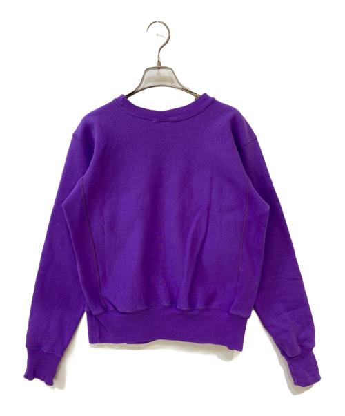 Champion REVERSE WEAVE（チャンピオン リバース ウィーブ）Champion REVERSE WEAVE (チャンピオン リバース ウィーブ) 復刻 NYUロゴスウェット パープル サイズ:Mの古着・服飾アイテム