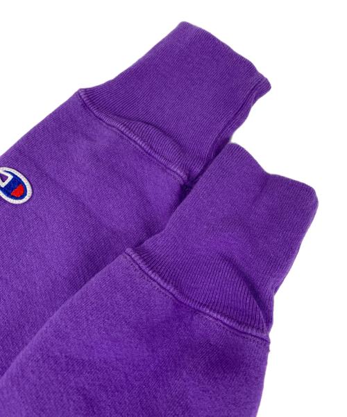 Champion REVERSE WEAVE（チャンピオン リバース ウィーブ）Champion REVERSE WEAVE (チャンピオン リバース ウィーブ) 復刻 NYUロゴスウェット パープル サイズ:Mの古着・服飾アイテム