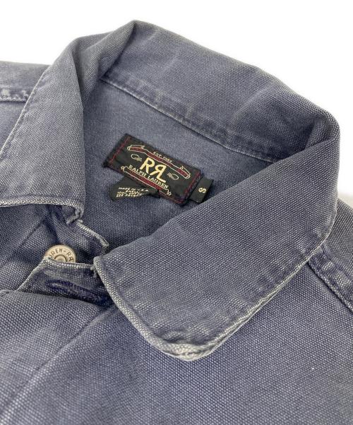 RRL（ダブルアールエル）RRL (ダブルアールエル) 三ツ星 先染め 2nd デニムジャケット ブラック サイズ:Sの古着・服飾アイテム