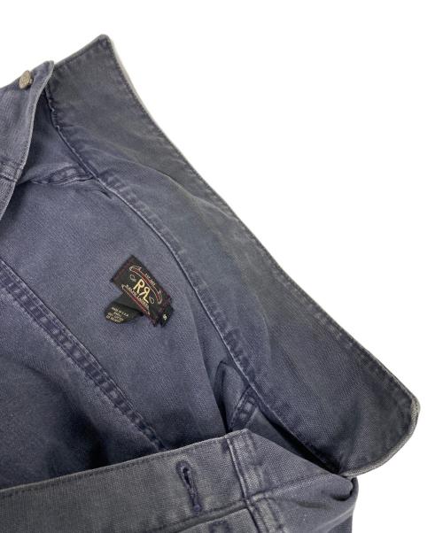 RRL（ダブルアールエル）RRL (ダブルアールエル) 三ツ星 先染め 2nd デニムジャケット ブラック サイズ:Sの古着・服飾アイテム