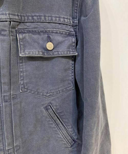 RRL（ダブルアールエル）RRL (ダブルアールエル) 三ツ星 先染め 2nd デニムジャケット ブラック サイズ:Sの古着・服飾アイテム
