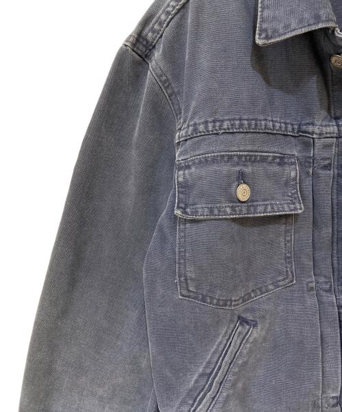 RRL（ダブルアールエル）RRL (ダブルアールエル) 三ツ星 先染め 2nd デニムジャケット ブラック サイズ:Sの古着・服飾アイテム
