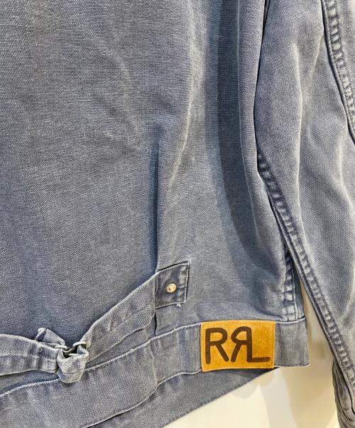 RRL（ダブルアールエル）RRL (ダブルアールエル) 三ツ星 先染め 2nd デニムジャケット ブラック サイズ:Sの古着・服飾アイテム