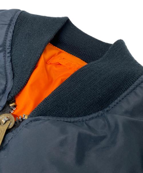 CORINTH CORINTH MFG CO（コリンズ）CORINTH CORINTH MFG CO (コリンズ) リバーシブル MA-1ジャケット ネイビー サイズ:Mの古着・服飾アイテム
