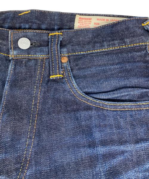 YAMANE（ヤマネ）YAMANE (ヤマネ) No.2 LOT. 2000 カモメ刺繍 デニムパンツ インディゴ サイズ:71cm (W28)の古着・服飾アイテム