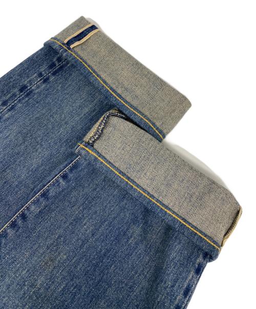 Hysteric Glamour（ヒステリックグラマー）Hysteric Glamour (ヒステリックグラマー) SP加工 小窓リメイク スタッズ セルビッチデニムパンツ インディゴ サイズ:W28の古着・服飾アイテム