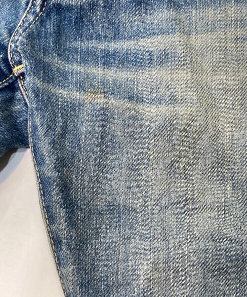 Hysteric Glamour（ヒステリックグラマー）Hysteric Glamour (ヒステリックグラマー) SP加工 小窓リメイク スタッズ セルビッチデニムパンツ インディゴ サイズ:W28の古着・服飾アイテム