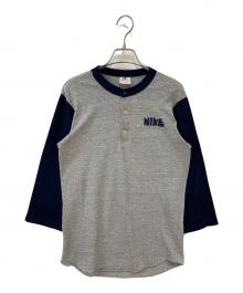 NIKE（ナイキ）の古着「70s ヘンリーネックカットソー」｜ブラウン