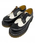 Dr.Martensドクターマーチン）の古着「3989 BEX BROGUE SHOES 厚底ウィングチップシューズ」｜ブラック×ホワイト