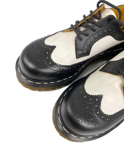 Dr.Martens（ドクターマーチン）Dr.Martens (ドクターマーチン) 3989 BEX BROGUE SHOES 厚底ウィングチップシューズ ブラック×ホワイト サイズ:23cmの古着・服飾アイテム