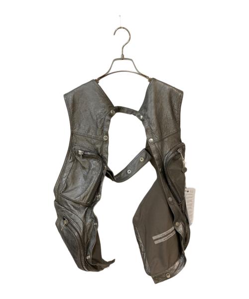 RICK OWENS（リックオウエンス）RICK OWENS (リックオウエンス) 25SS Cargo Vest GUNMETAL サイズ:48 未使用品の古着・服飾アイテム