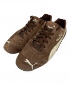 PUMAプーマ）の古着「SPEED CAT SD ローカットスニーカー」｜ブラウン