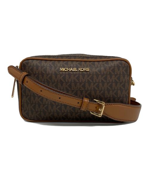 MICHAEL KORS（マイケルコース）MICHAEL KORS (マイケルコース) CONNIE SM CAMERA BAG ブラウンの古着・服飾アイテム