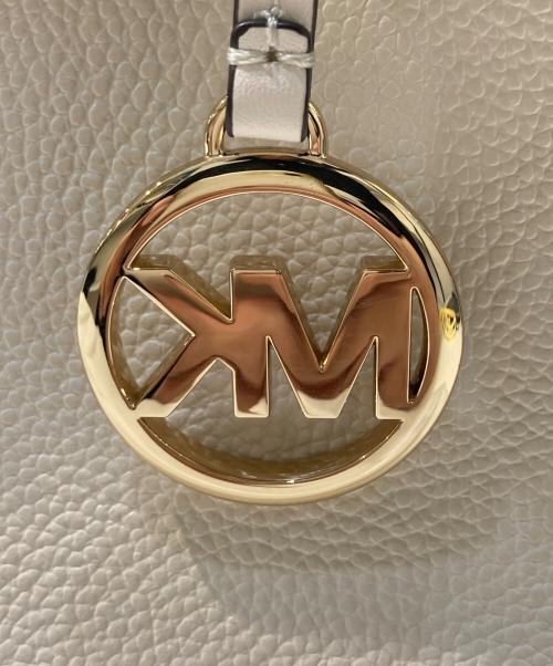MICHAEL KORS（マイケルコース）MICHAEL KORS (マイケルコース) MERCER MD MESSENGER LEATHER ショルダーバッグ ホワイトの古着・服飾アイテム