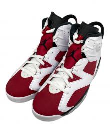 NIKE（ナイキ）の古着「AIR JORDAN 6 RETRO "Carmine" ハイカットスニーカー」｜WHITE/CARMINE-BLACK