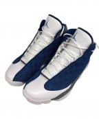 NIKEナイキ）の古着「AIR JORDAN 13 RETRO "Flint Grey" ハイカットスニーカー」｜FRENCH BLUE/UNIVERSI