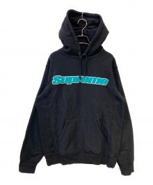SUPREME（シュプリーム）の古着「19SS Chenille Hooded Sweatshirt」｜ブラック