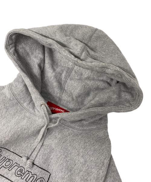 SUPREME（シュプリーム）SUPREME (シュプリーム) KAWS (カウズ) 21SS Chalk Box Logo Sweatshirt グレー サイズ:Sの古着・服飾アイテム