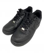 NIKEナイキ）の古着「AIR FORCE 1 '07 ローカットスニーカー」｜BLACK/BLACK