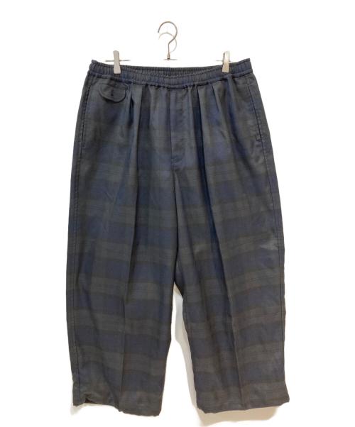 DAIWA PIER39（ダイワ ピア39）DAIWA PIER39 (ダイワ ピア39) TECH WIDE EASY 2P TROUSERS PLAIDS ブラック サイズ: Lの古着・服飾アイテム