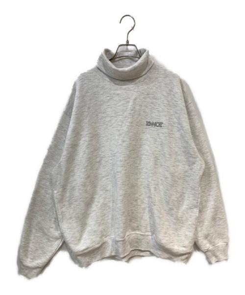 ENNOY（エンノイ）ENNOY (エンノイ) Electric Logo Turtleneck Sweat グレー サイズ:XLの古着・服飾アイテム
