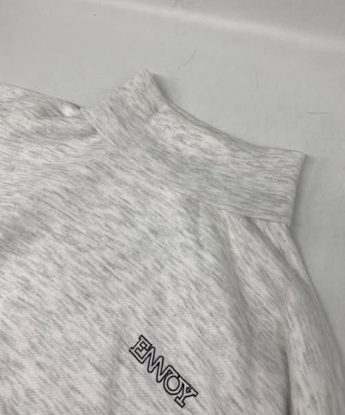 ENNOY（エンノイ）ENNOY (エンノイ) Electric Logo Turtleneck Sweat グレー サイズ:XLの古着・服飾アイテム
